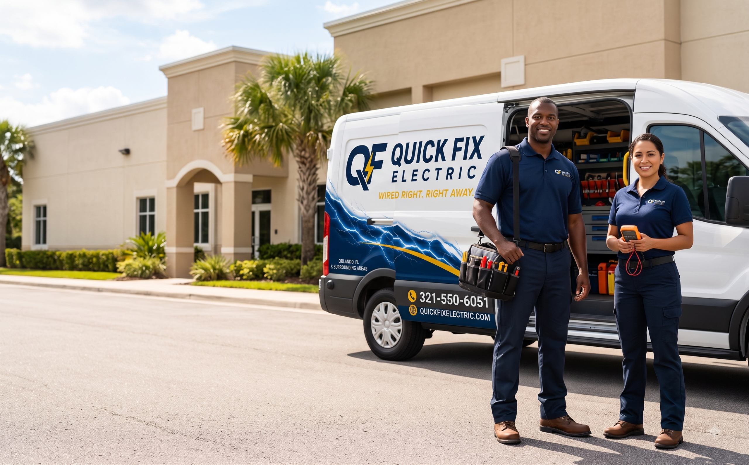 Quick Fix Electric electrical service team